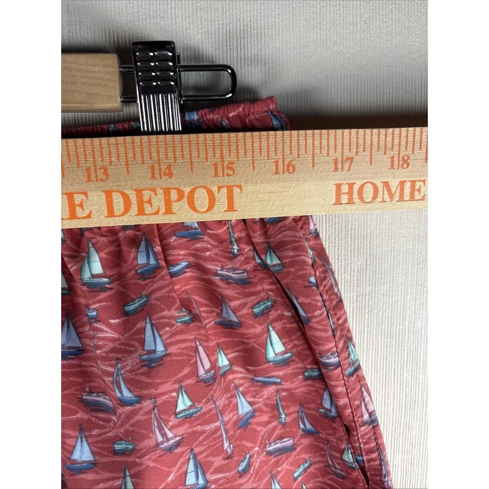 Peter Millar Swim Trunks Mens XL Seaside Collection Sailboat Beach Nautical